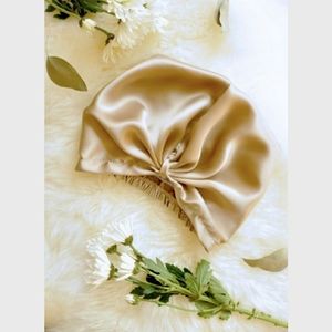 Handmade 100% silk hair turban